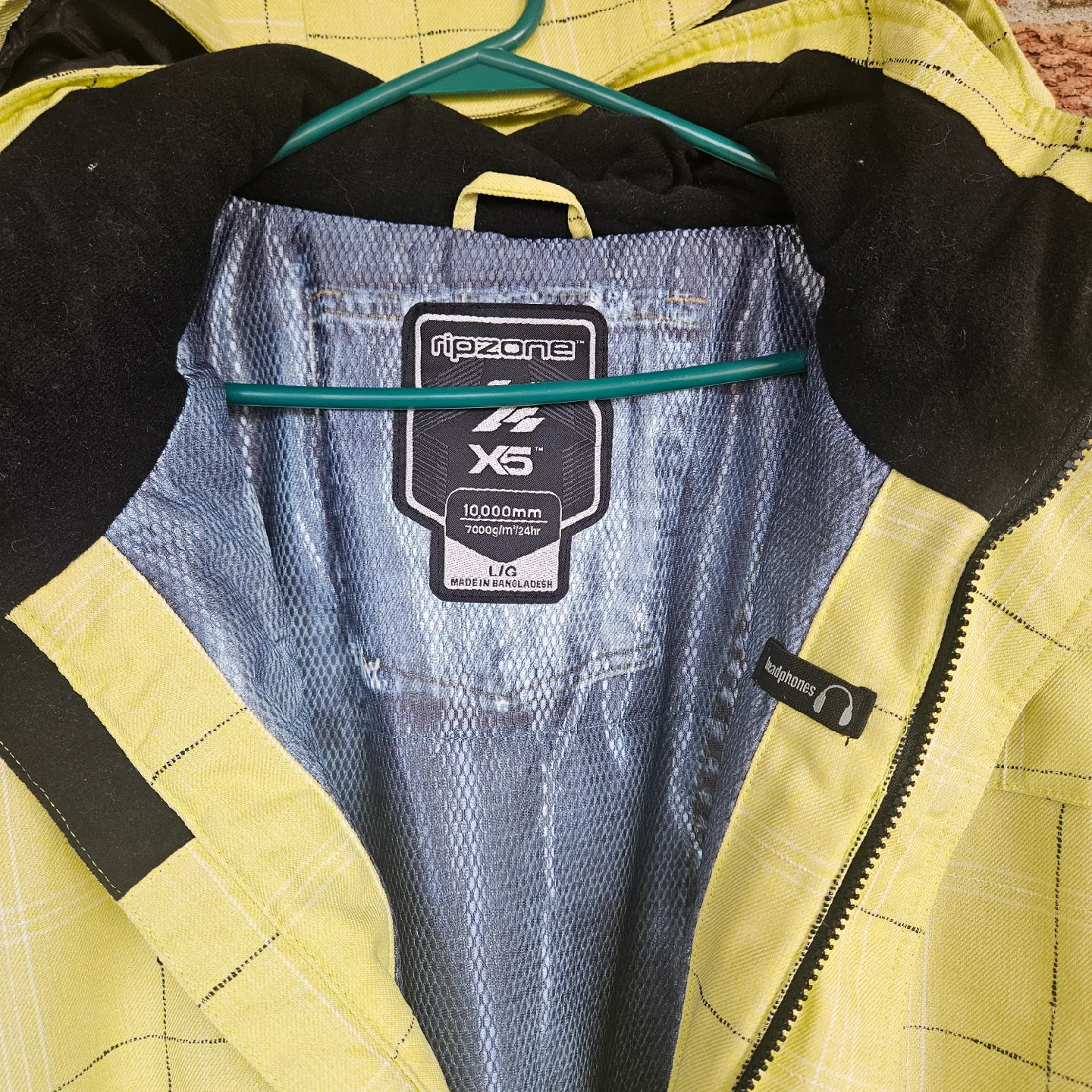 Ripzone X5 Womens Hooded Snowboarding Ski Zippered Jacket Size L image indicator(2)