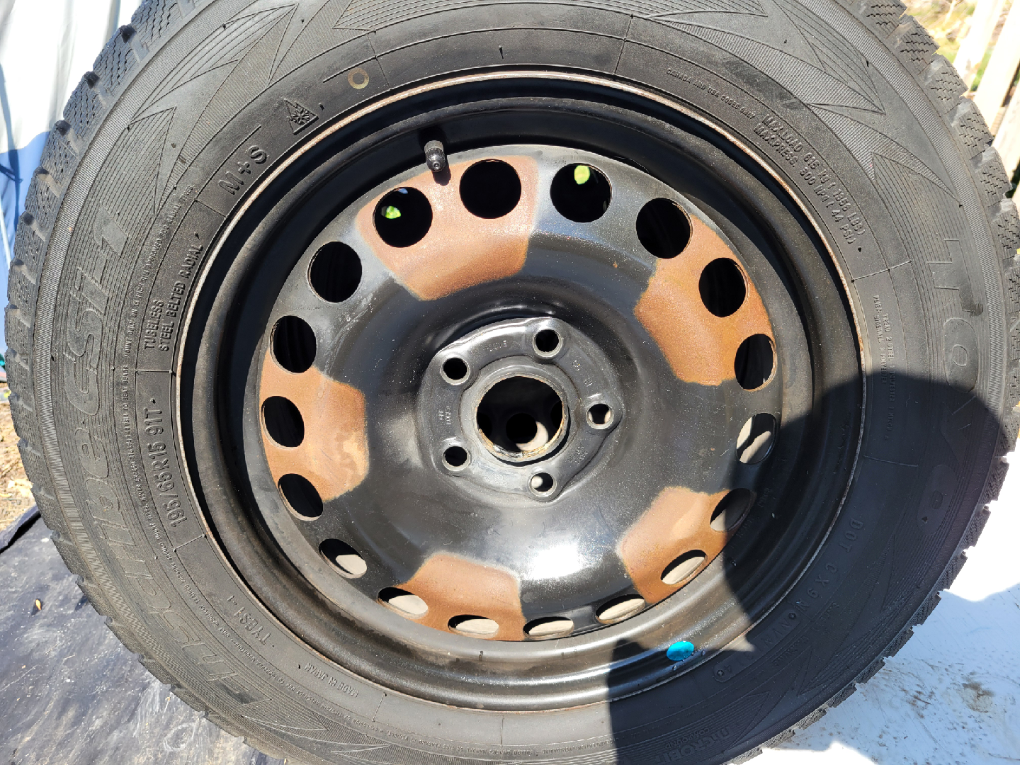 Set of 4 Used Tires 195/65R15