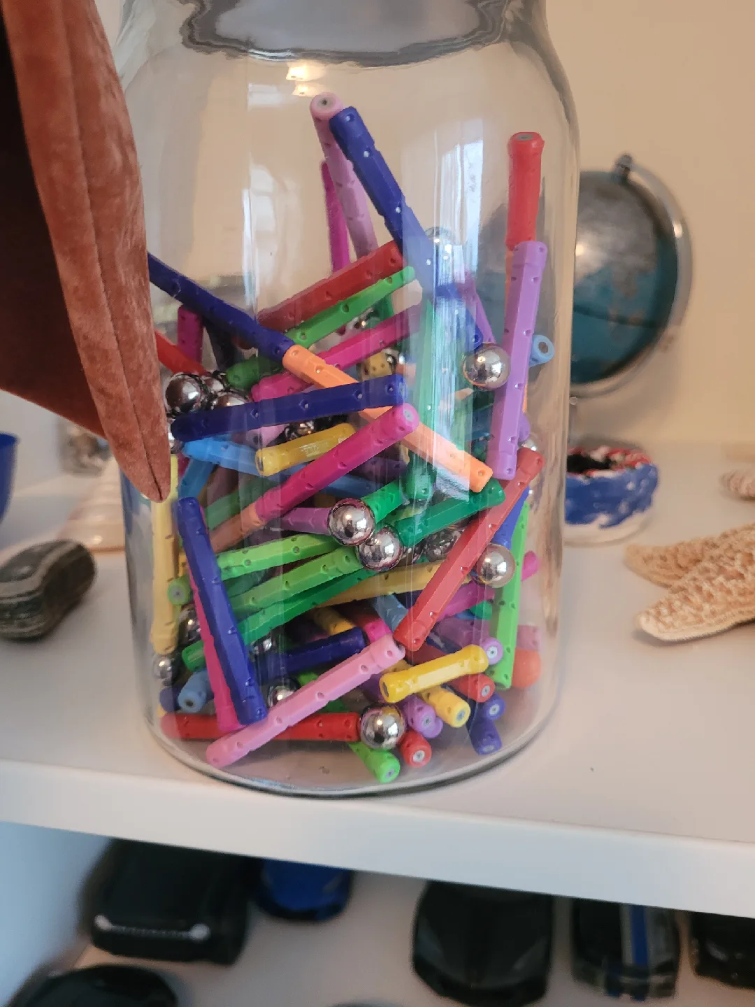 Magnetic Sticks and Balls Building Set