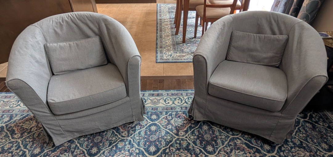 Pair of Ikea TULLSTA Armchairs