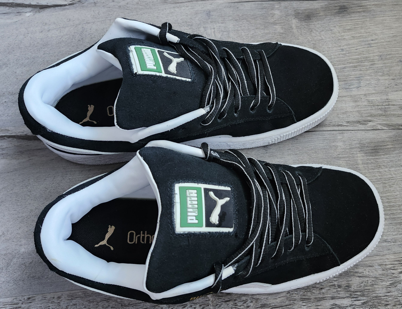 Puma Suede XL Black/White - Women's Size 7.5 - photo 3