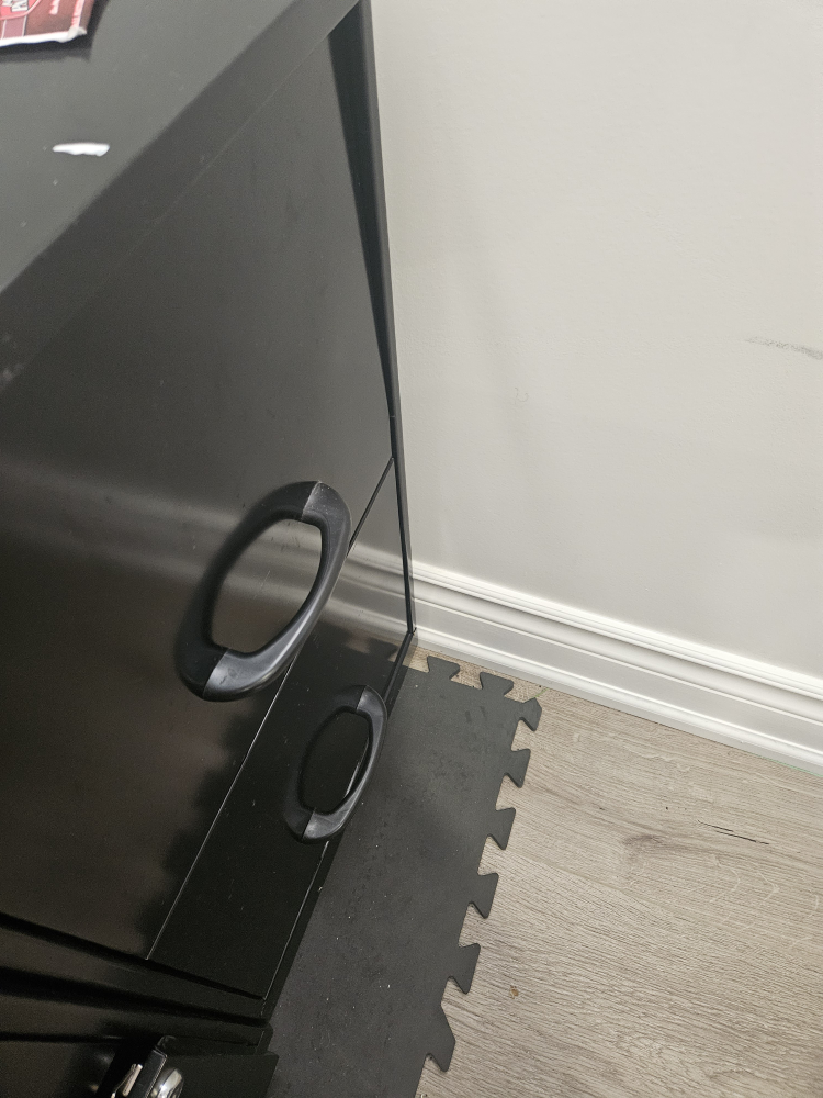 Black Filing Cabinet - Two Drawer - photo 2