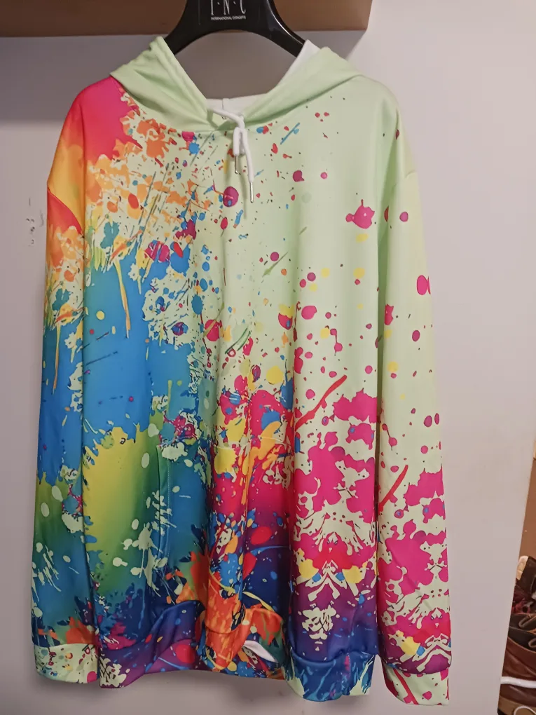 Colourful Hoodie and Sweatpants Set thumbnail