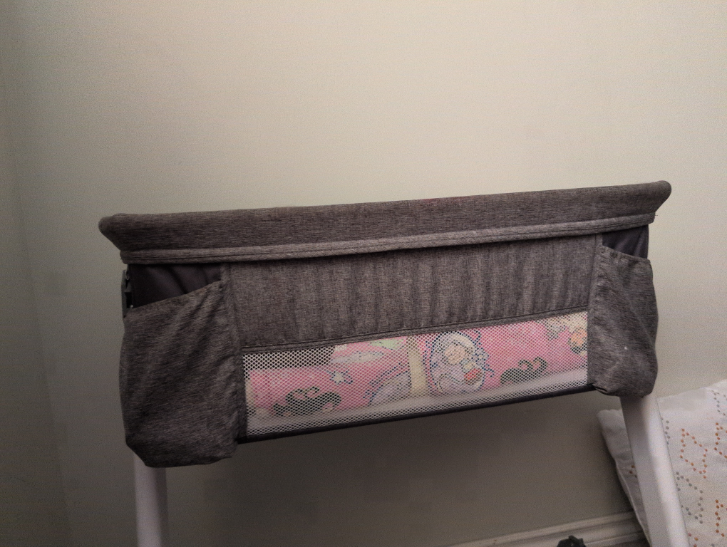 Grey Baby Bassinet