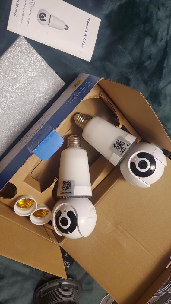 iCam365 Pan/Tilt 2K Home Security WiFi Camera - photo 4