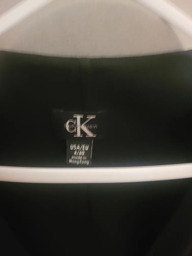 Calvin Klein Black Dress Size 4 thumbnail