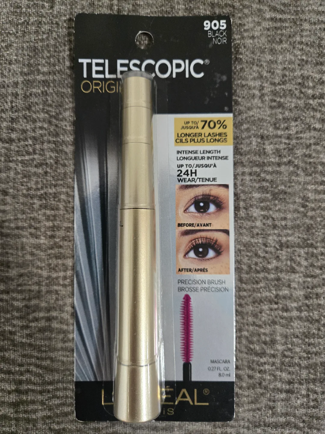 L'Oreal Telescopic Black Mascara - New thumbnail