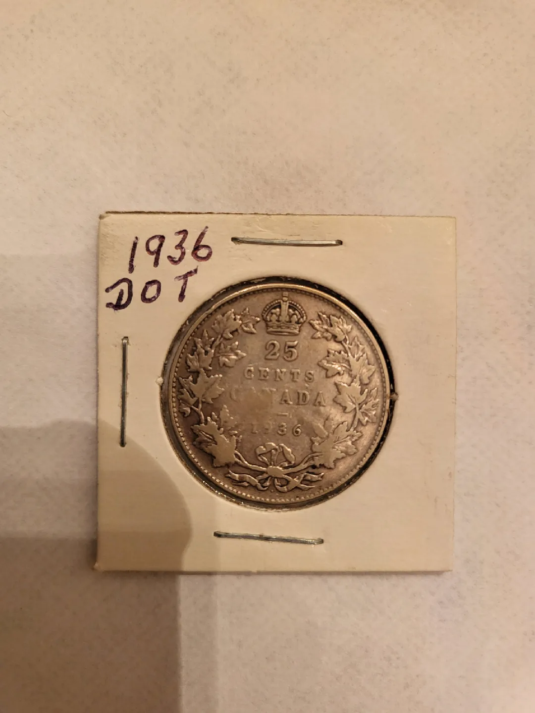 1936 Dot Canadian Quarter image indicator(5)