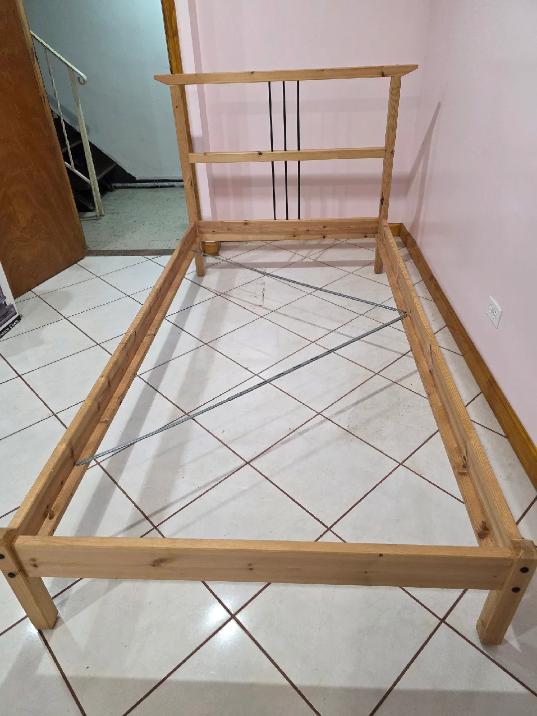 Ikea Wooden Bed Frame thumbnail