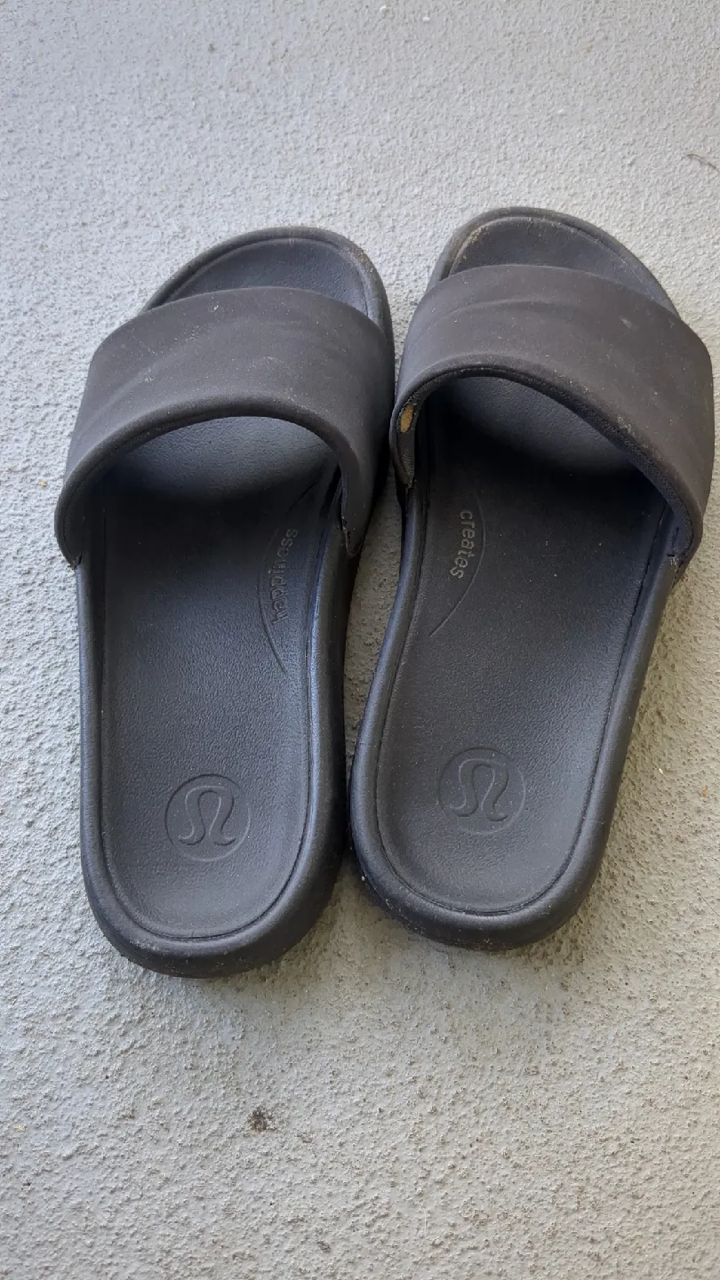 Lululemon Restfeel Slide W Black, Size 7 image indicator(6)