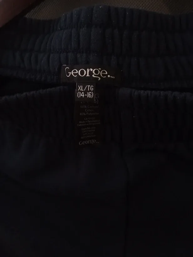 George XL (14-16) Navy Blue Sweatpants image indicator(3)