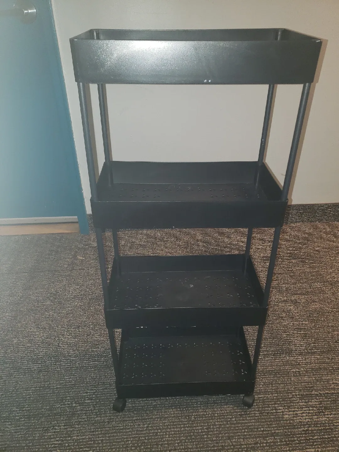Black 4-Tier Rolling Cart carrot thumbnail