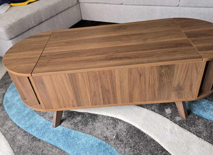 Brown Lift Top Coffee Table