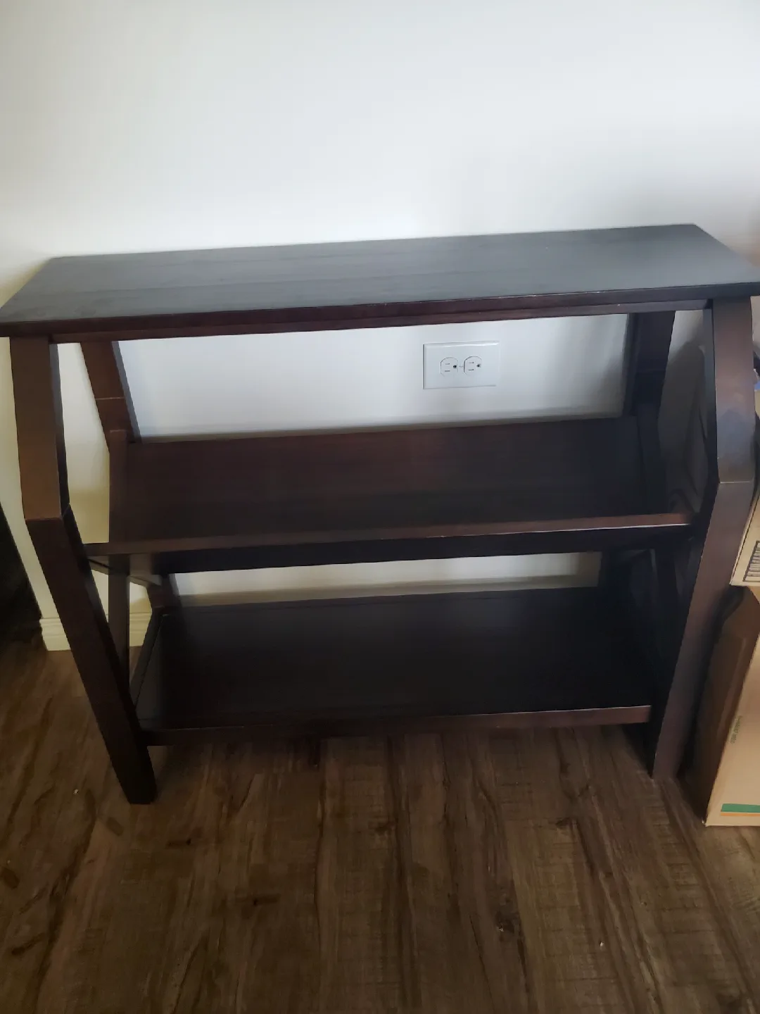 Dark Brown Wooden Shelf