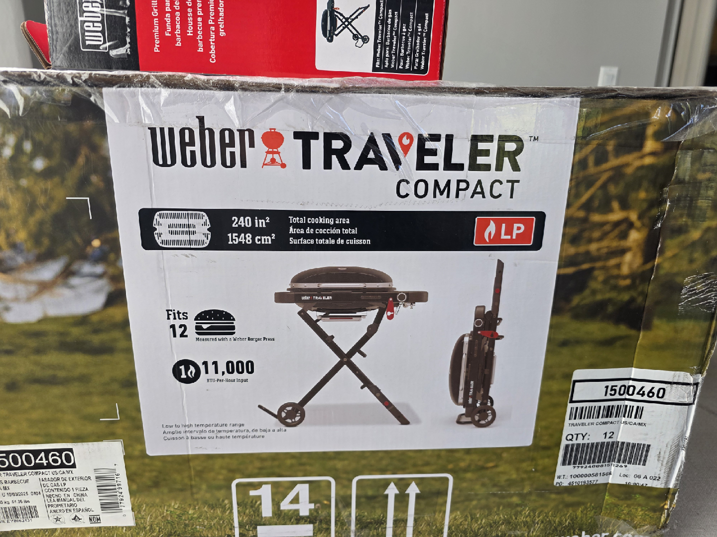 Weber Traveler Compact BBQ Grill