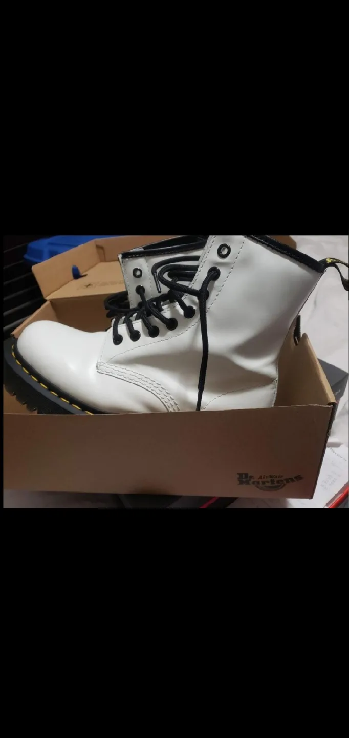 Dr. Martens Jadon White Platform Boots image indicator(2)