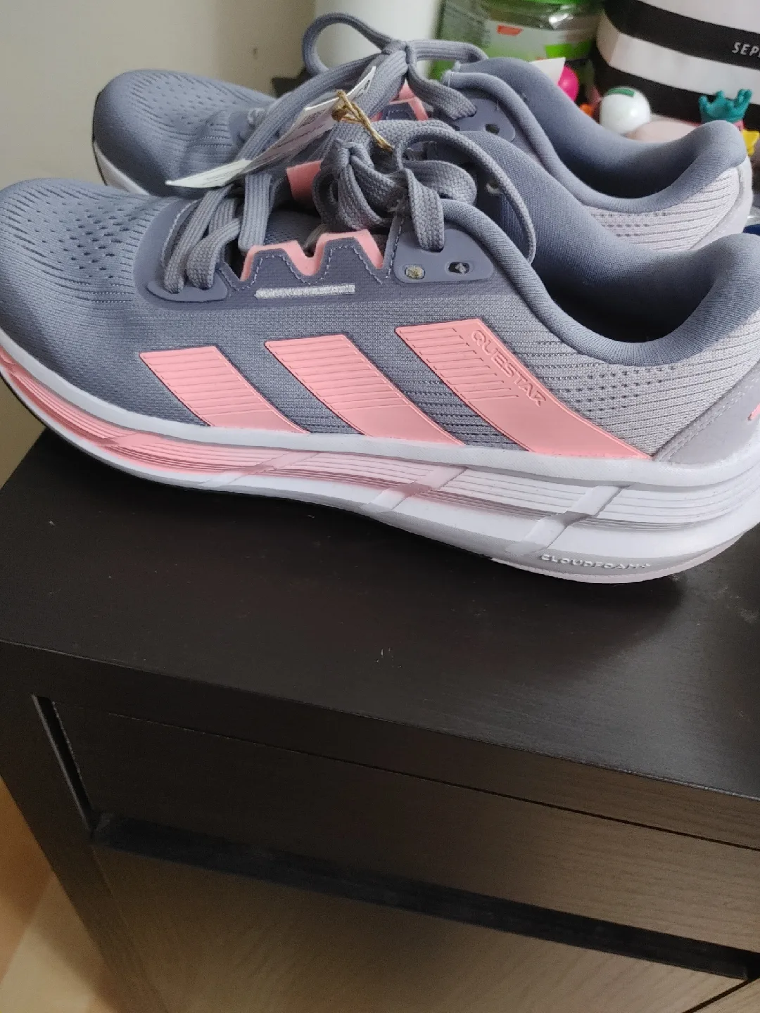 New Adidas Running Shoes - Size US 9 image indicator(4)