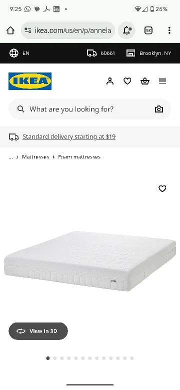 Full size mattress (Ikea) image indicator(3)