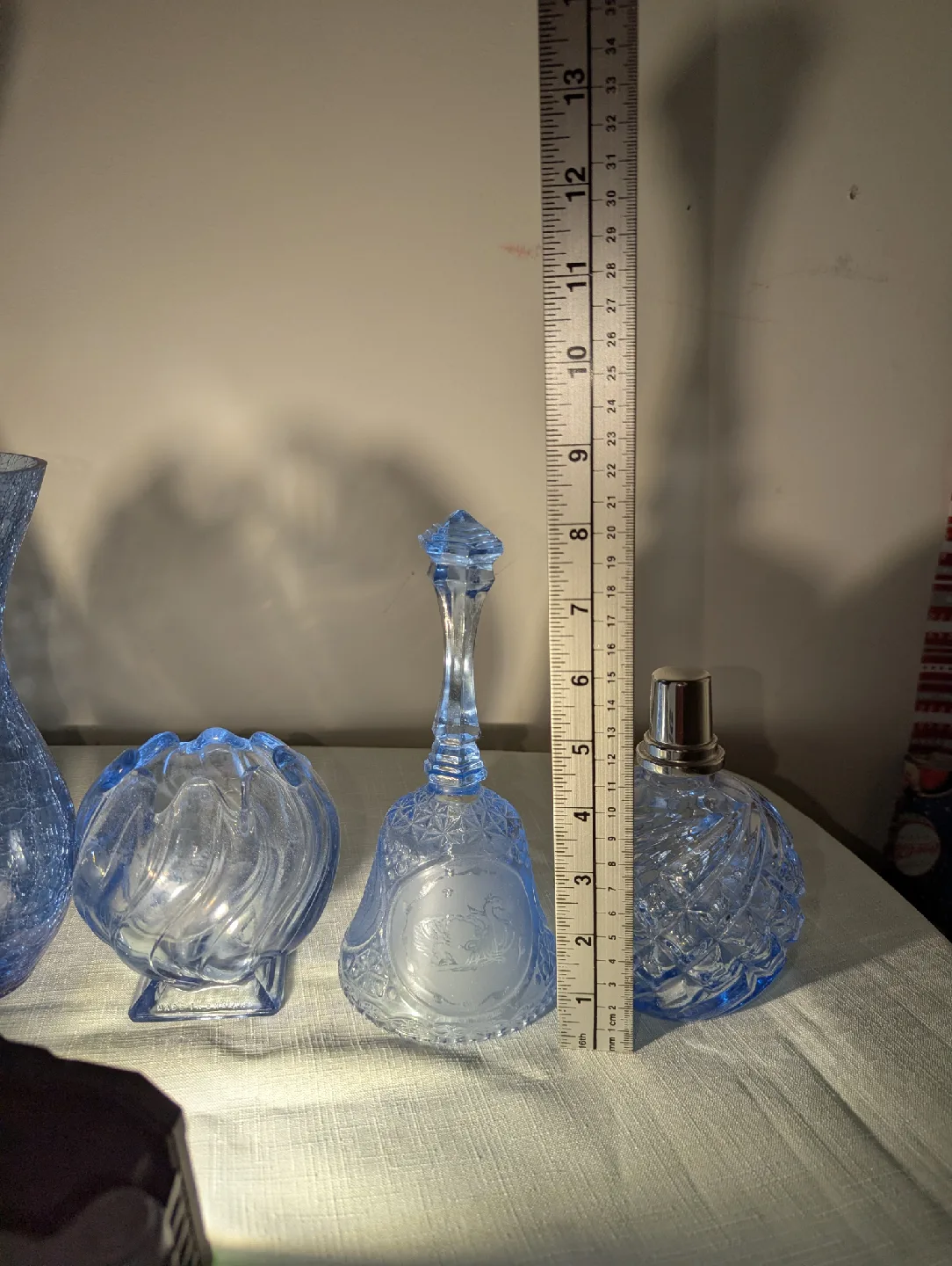 Blue Periwinkle Glass Vases and decor image indicator(9)