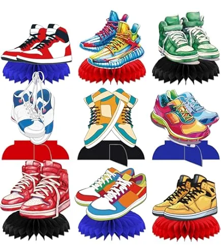 Sneaker Happy Birthday Banner & Centerpieces image indicator(4)