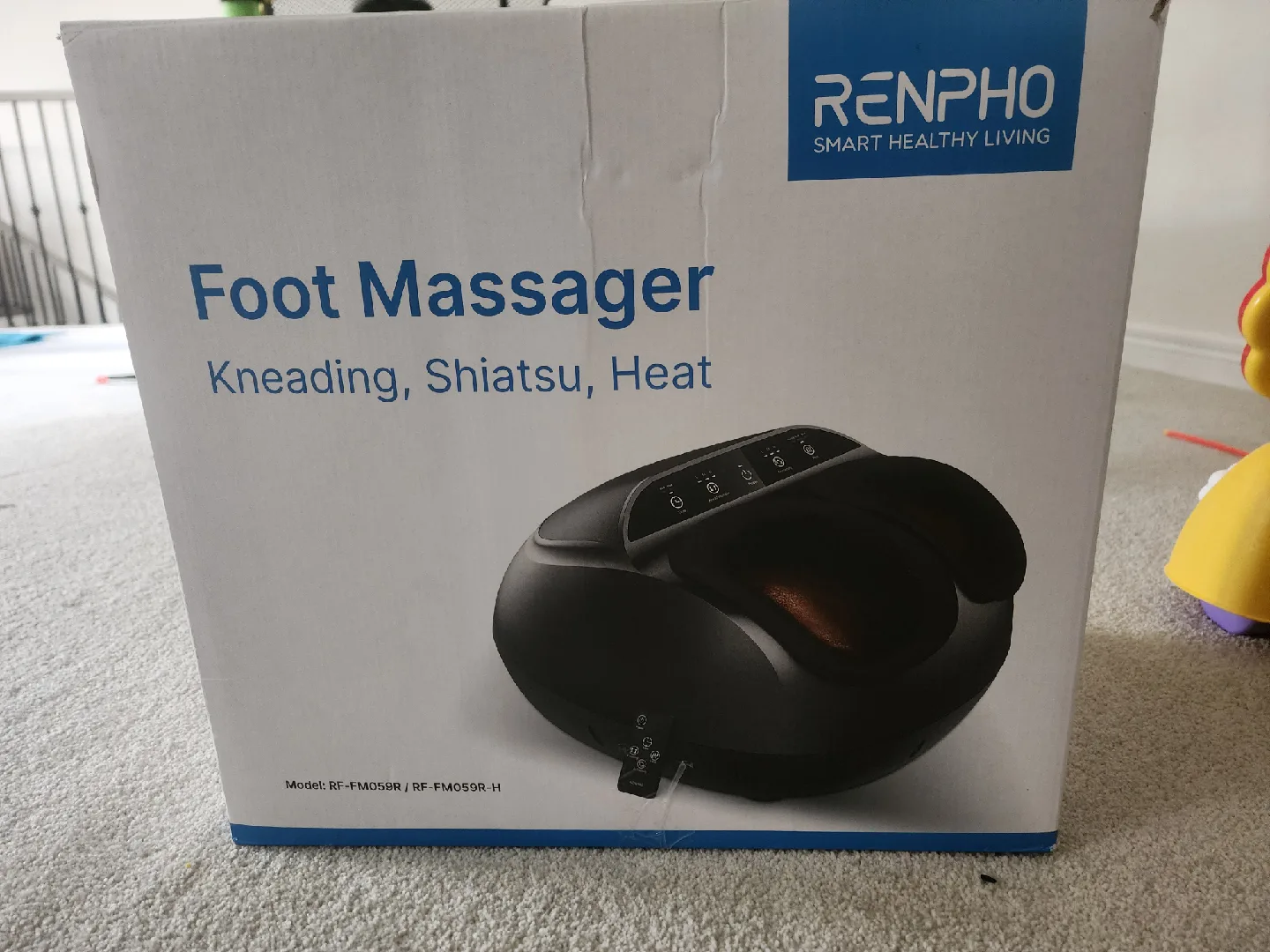 Renpho Foot Massager - Kneading, Shiatsu, Heat image indicator(3)