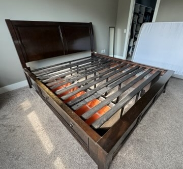 King size bed frame ( pick up only) - photo 3