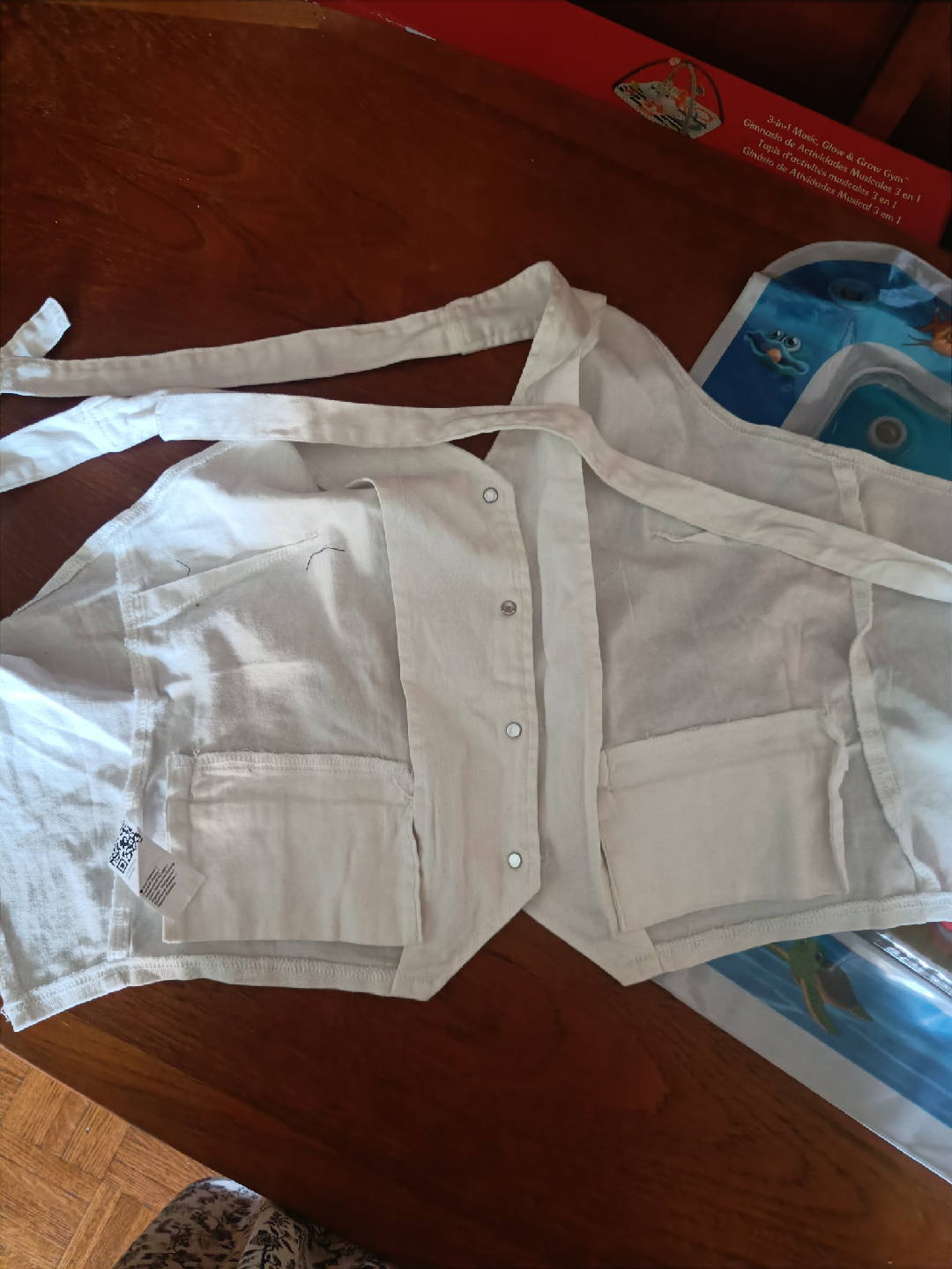 White Linen Vest - photo 3