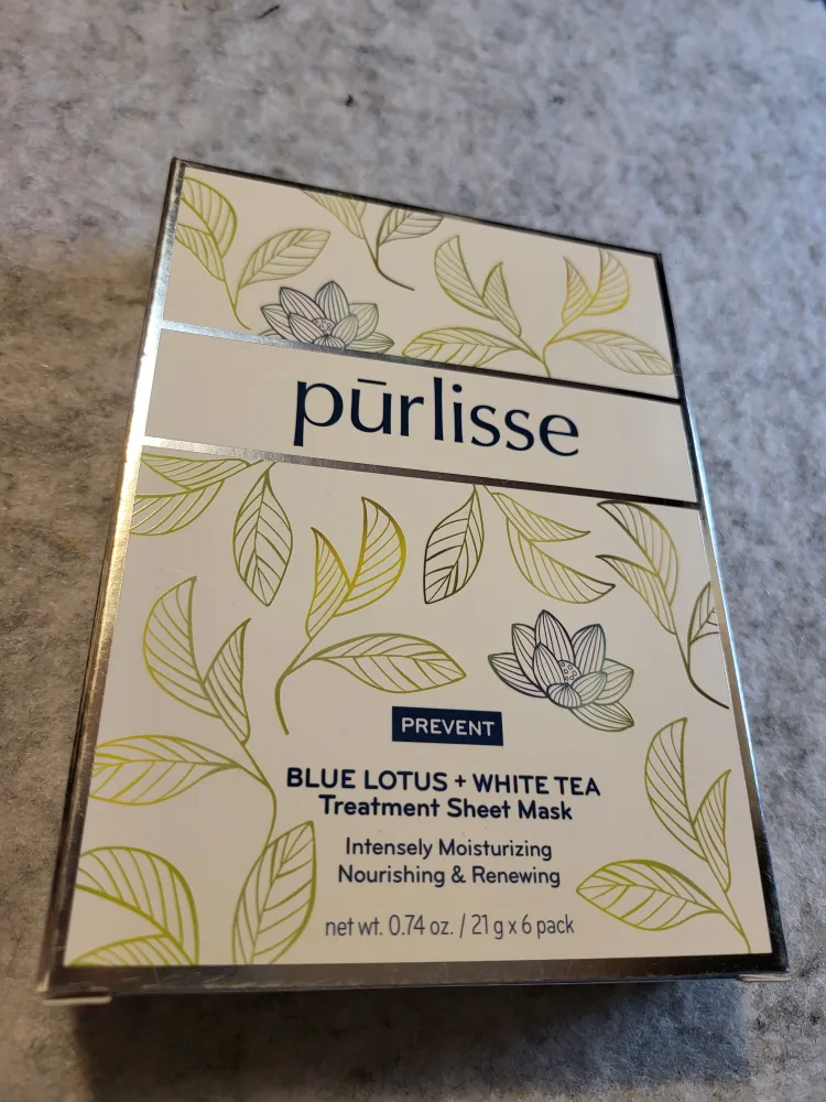 Purlisse Blue Lotus + White Tea Treatment Sheet Mask thumbnail