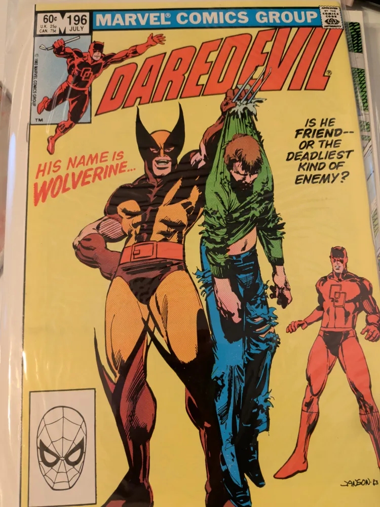 Daredevil #196 Marvel Comic Book thumbnail