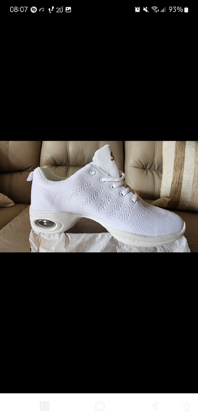 White Sport Dance Sneakers - photo 5