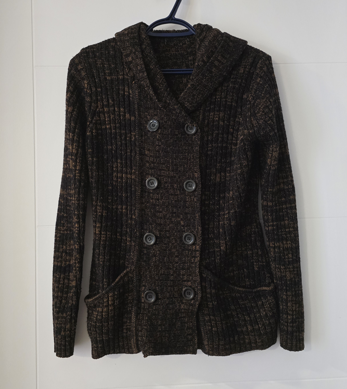 Brown Knit Cardigan - Size Small - photo 2