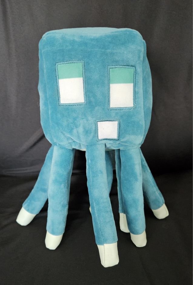 Minecraft Glow Squid Plush with Lights & Sound