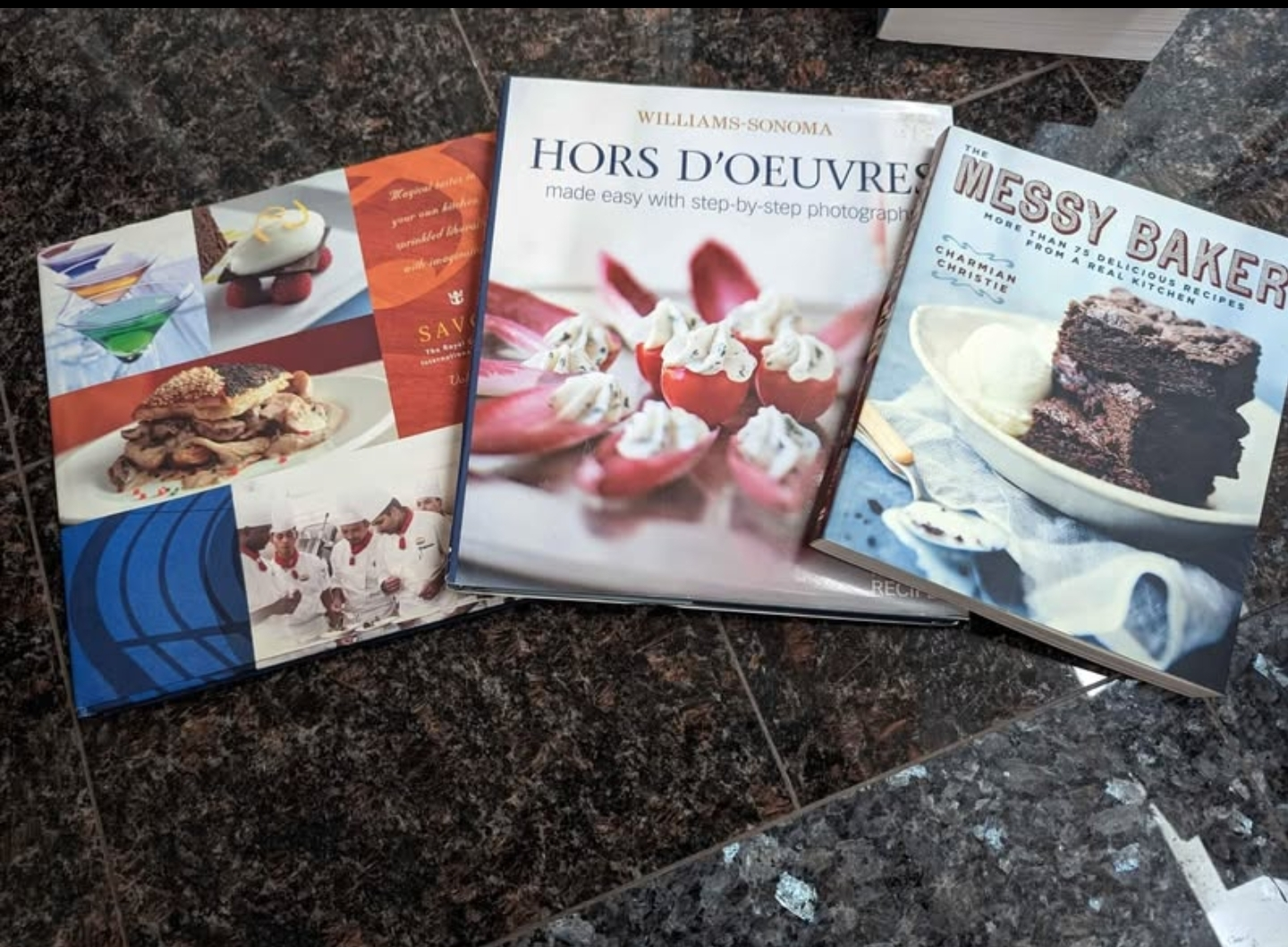 🥕3 free Cookbooks: Williams-Sonoma, Messy Baker, Savory