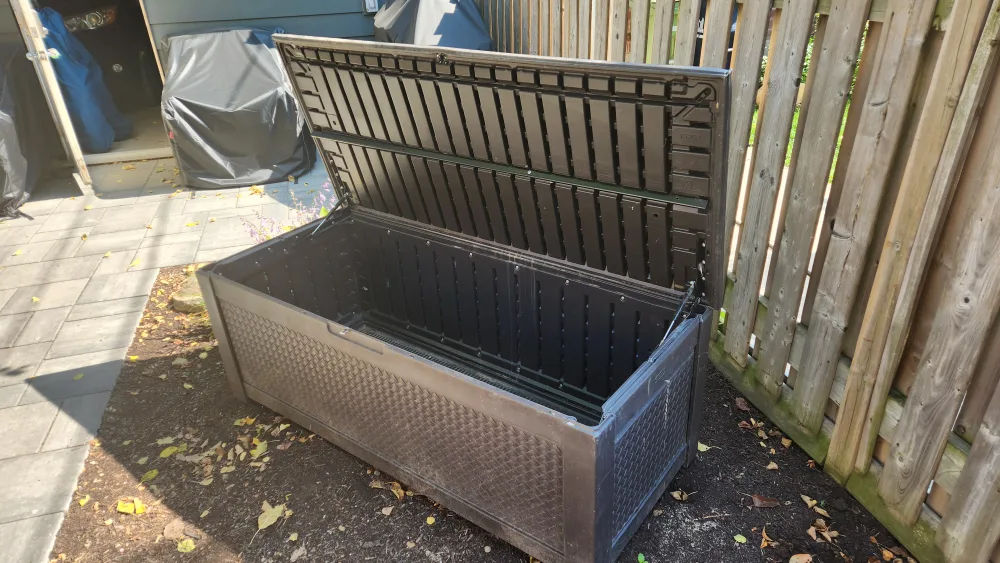 Free Extra Large Deck Box - Brown