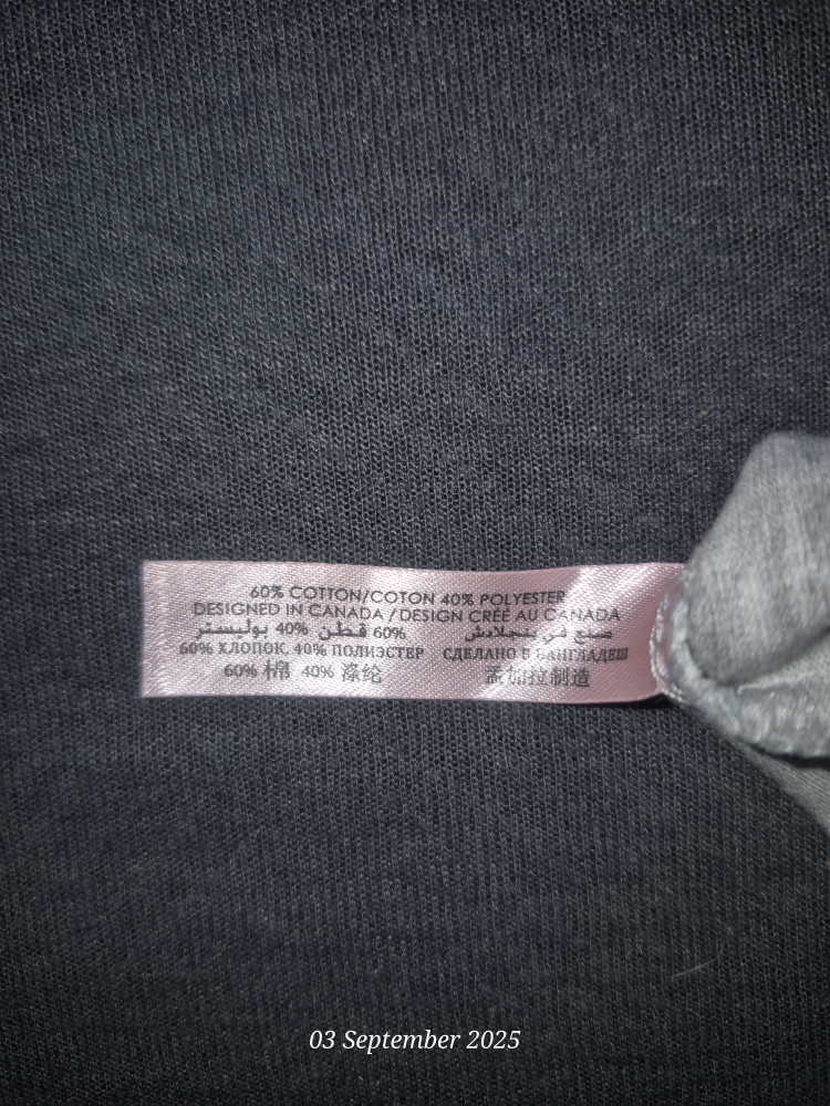 New La Vie en Rose Grey Tee - Size M - photo 4