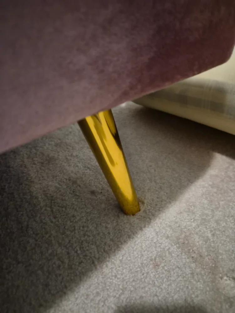 Pink Velvet Futon Sofa Bed image indicator(5)