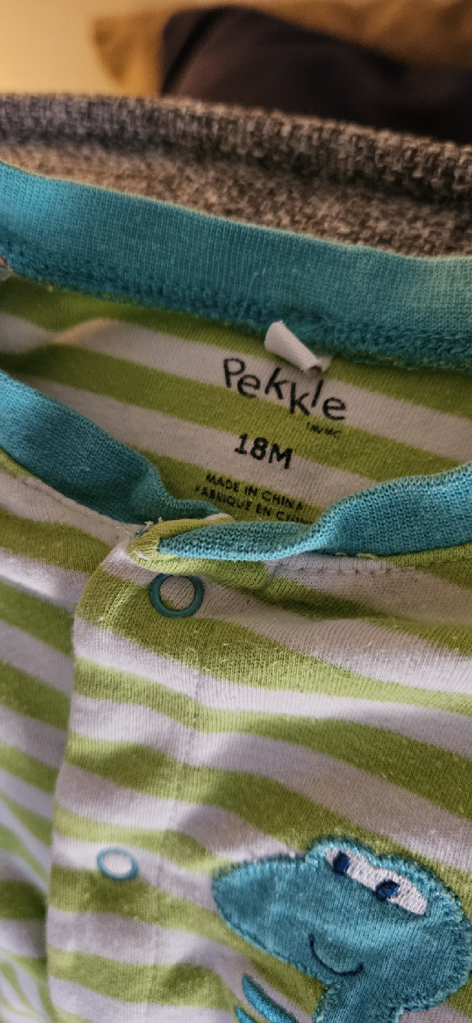 Pekkle 18M & Carter's 3-6M Baby Sleepers - photo 5