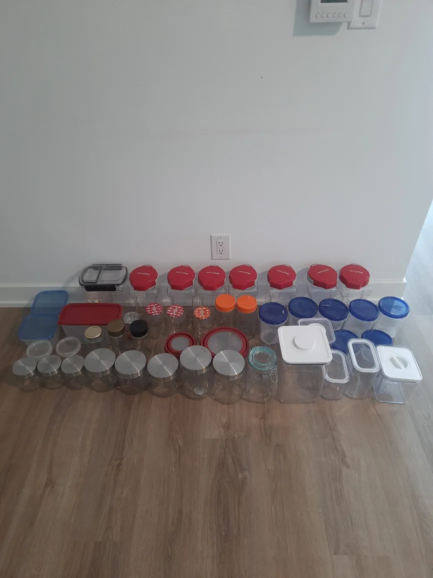 Variety of Food Storage Containers