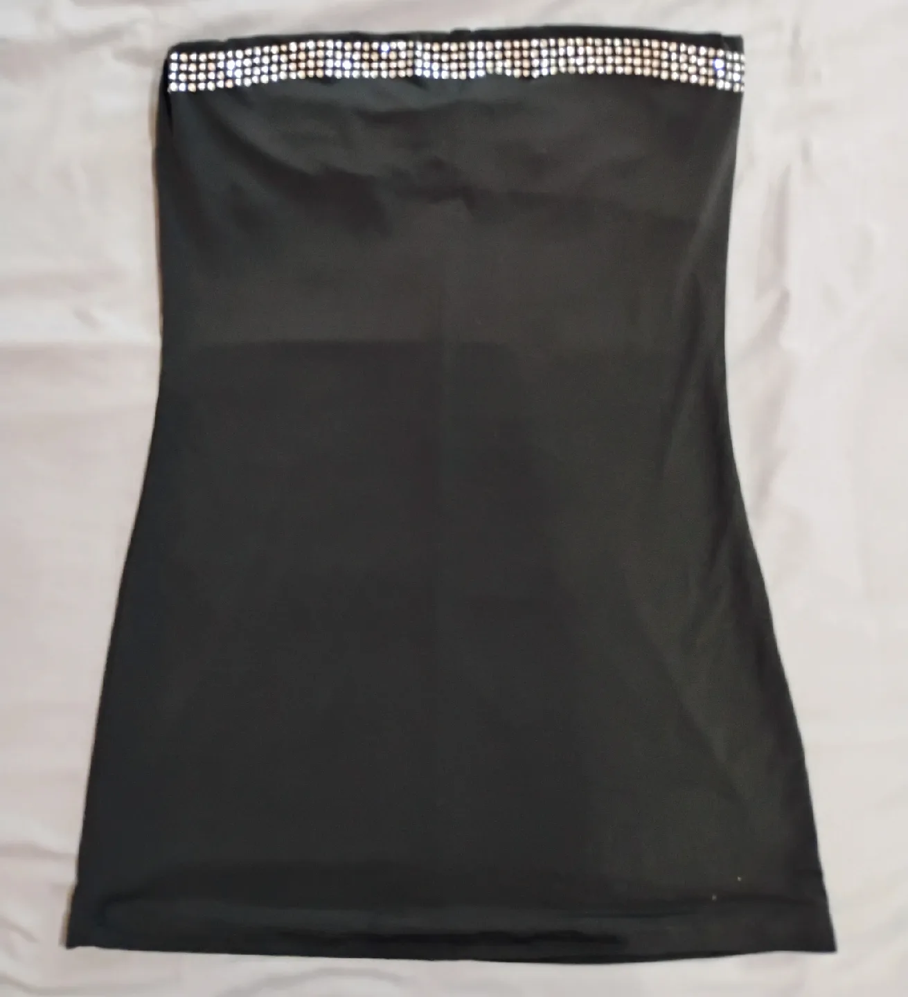 Guess Jeans Black Tube Top - Size L thumbnail