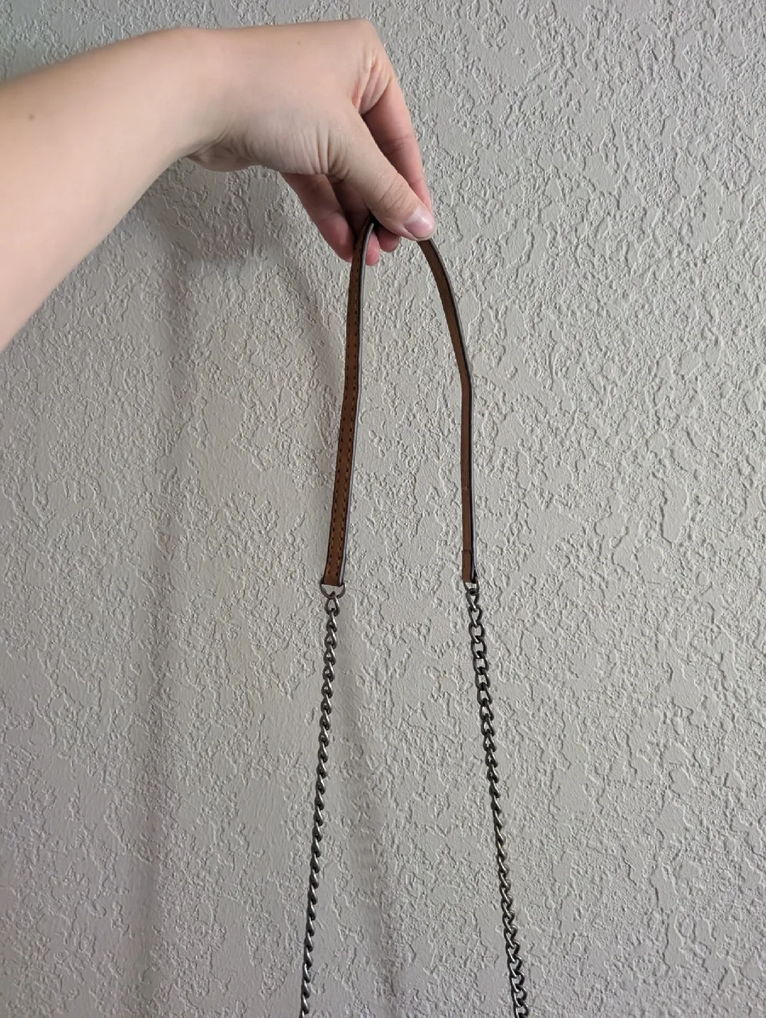 Crossbody Purse with Chain Strap - Brown image indicator(5)