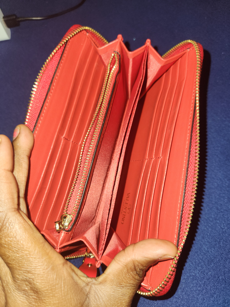 Valentino Red Leather Wallet - photo 3