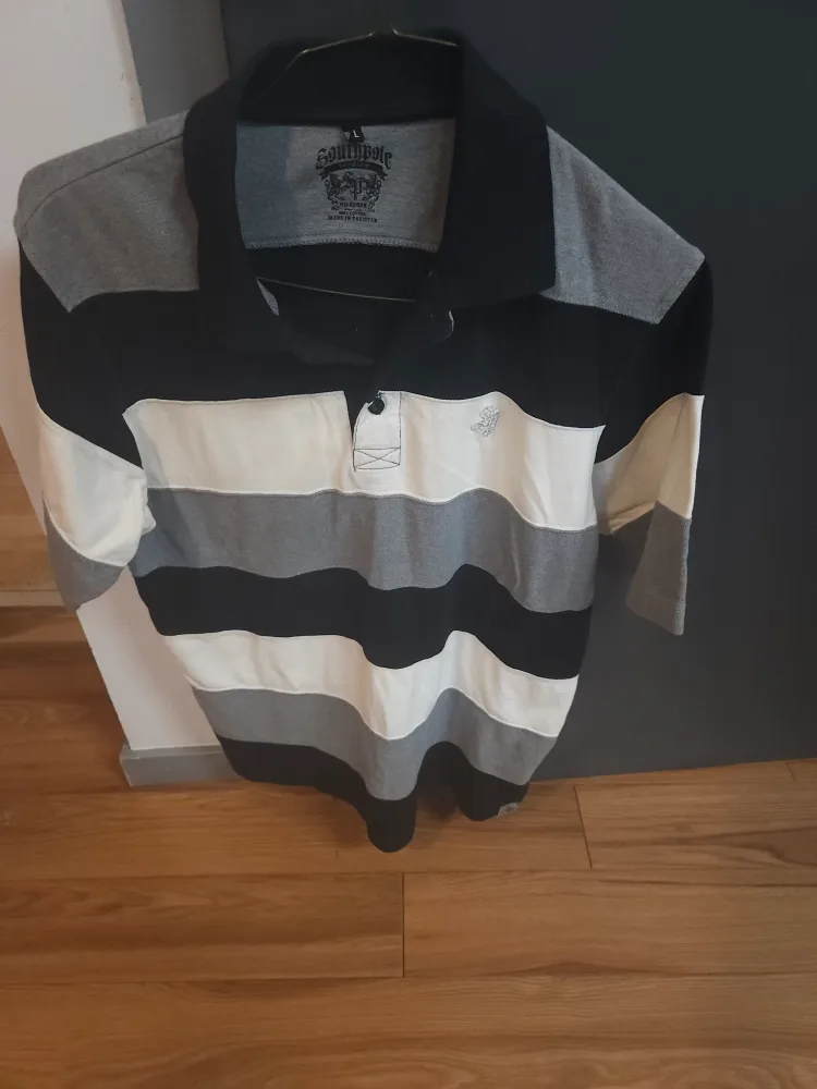 Southpole Striped Polo Shirt - Men's thumbnail