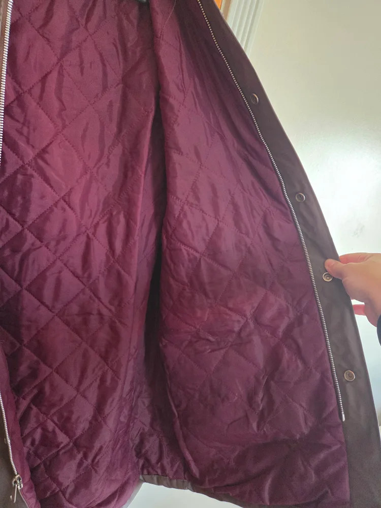 Midwest Traders Brown Hooded Rain Jacket - Size L image indicator(3)