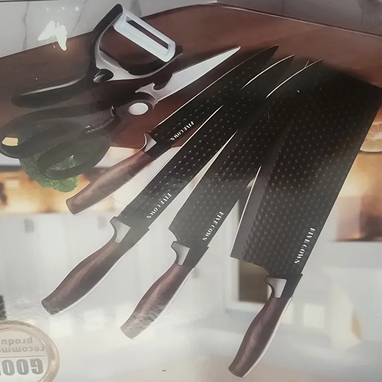 NEW in box Kitchen Knife Set with Box image indicator(3)