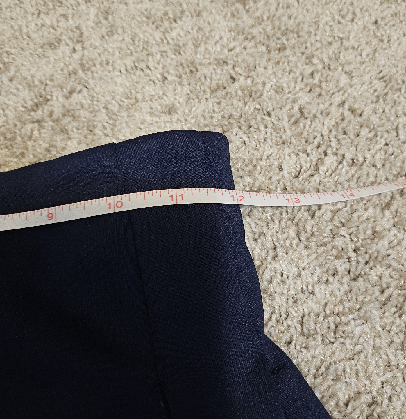 Navy Blue Pleated Skirt - Size Small - photo 2