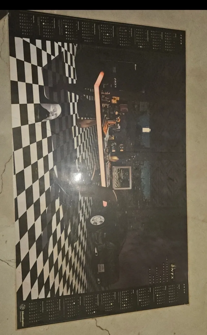 assorted plastic protected posters image indicator(6)