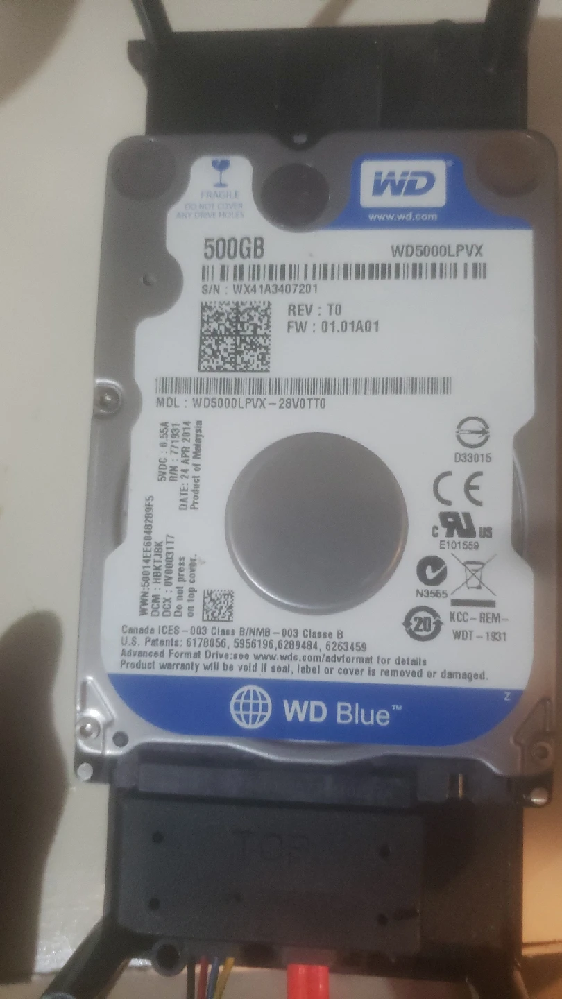 WD Blue 500GB Hard Drive - HDD Xbox one - photo 4