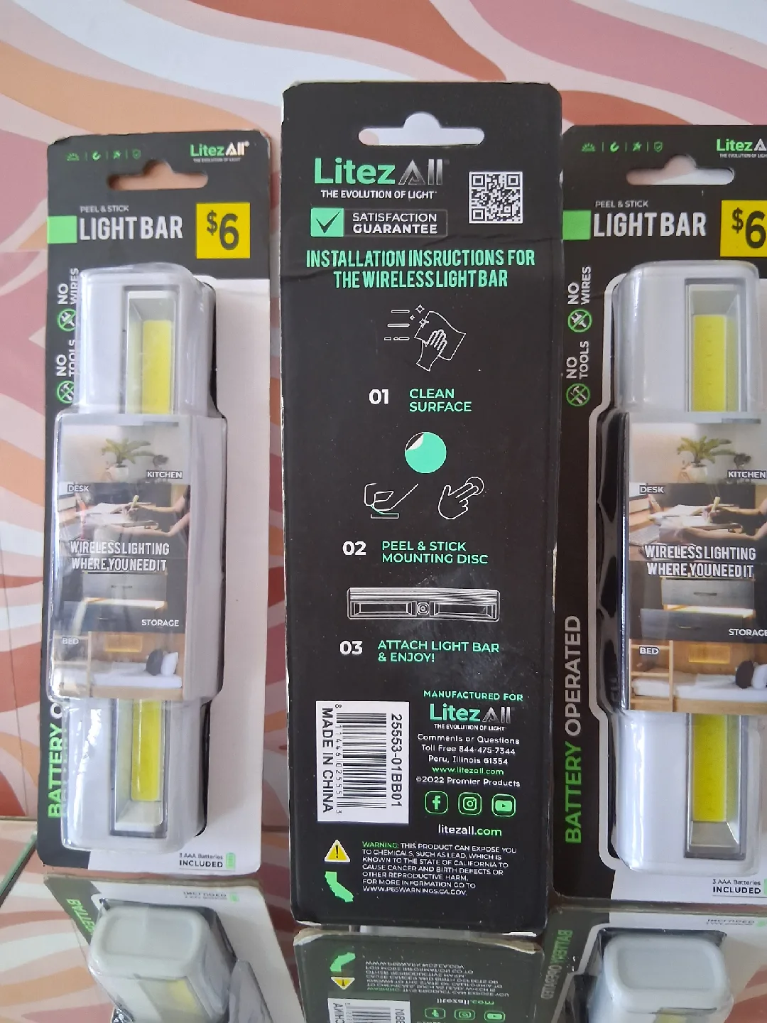 LiteZAll Peel & Stick Light Bar - New! image indicator(2)