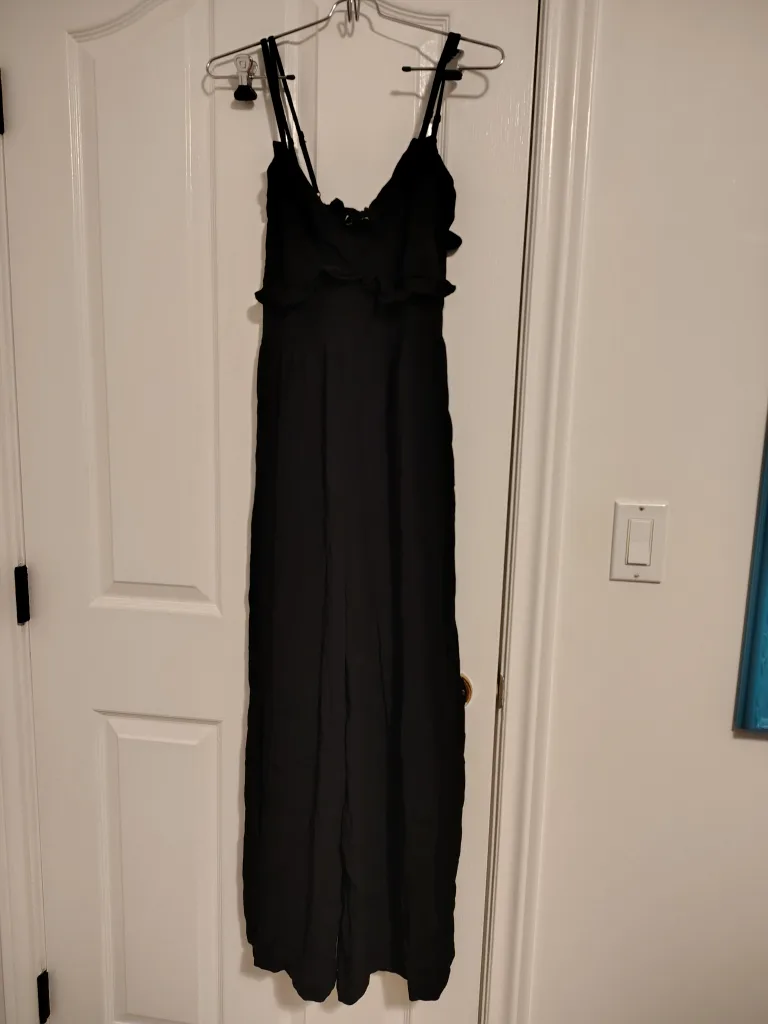 American Eagle Black Jumpsuit - Size Small image indicator(3)