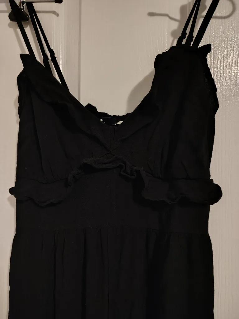 American Eagle Black Jumpsuit - Size Small image indicator(4)